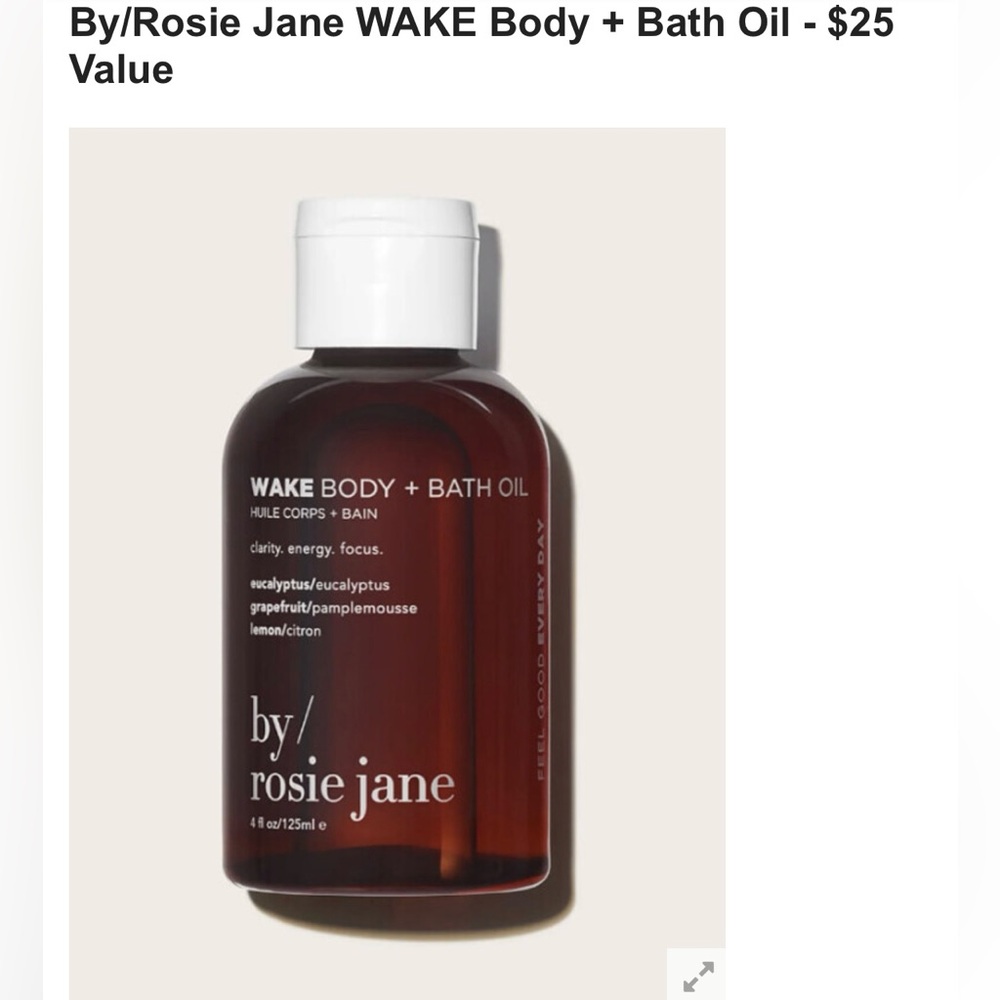 By / rosie jane Wake Body + Bath Oil